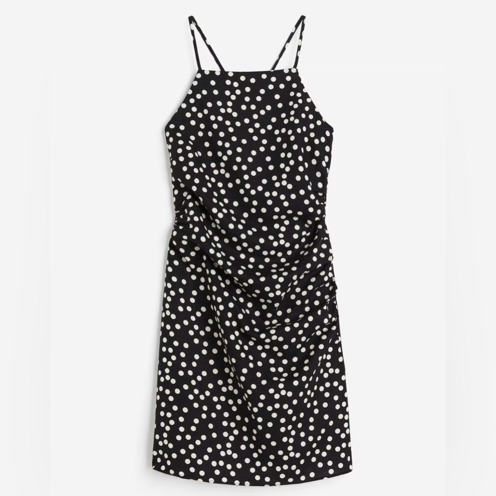 H&M Black and White Polka Dot Dress